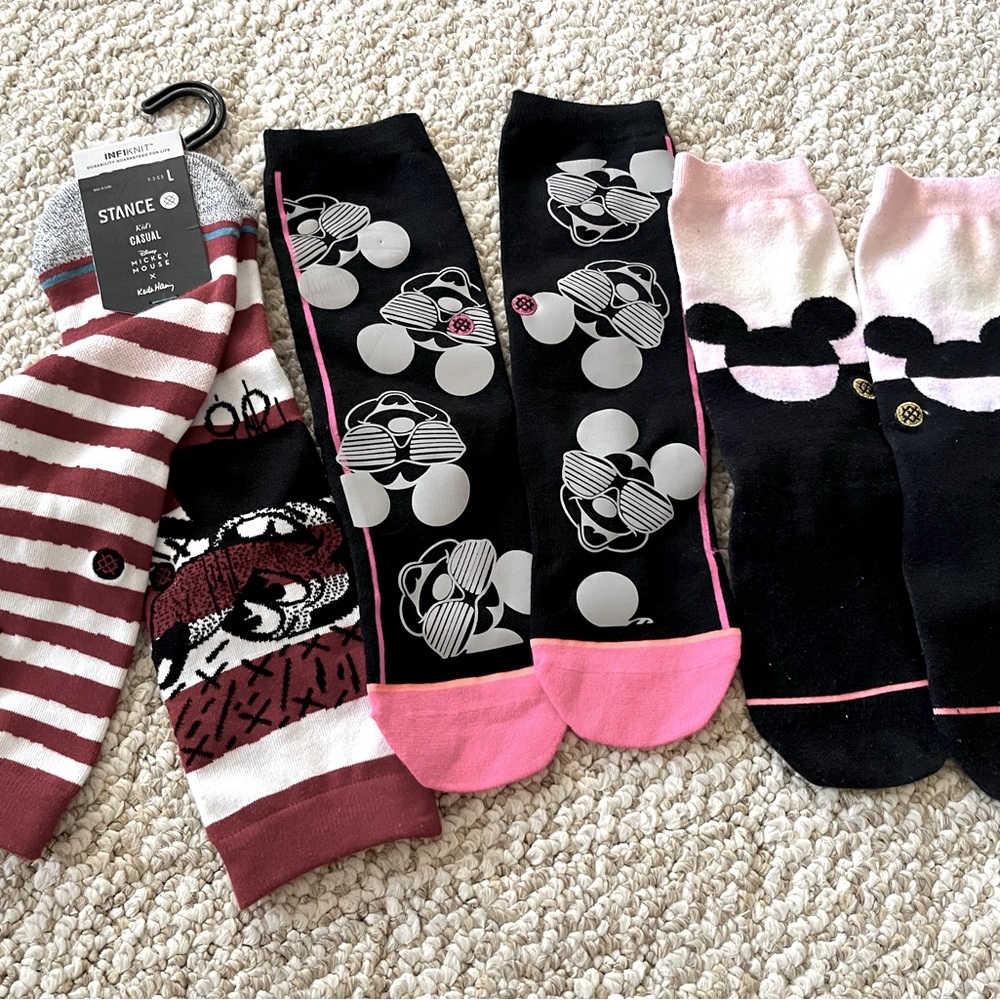 Stance Disney youth sock lot